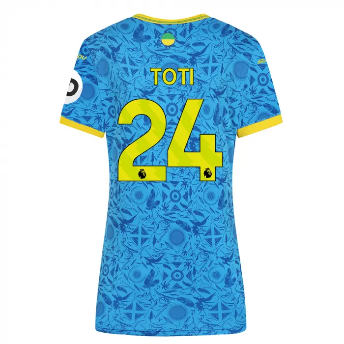 Wolverhampton Wanderers Shirt Store | 2025-26 Wolves Third Shirt – Womens TOTI 24 Collection Wolverhampton Wanderers Official Gear